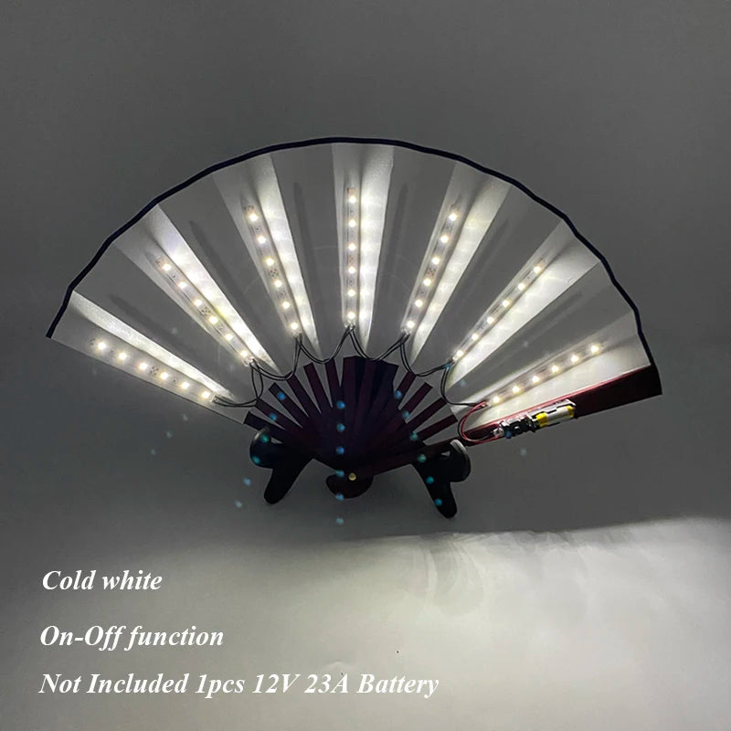 Vendetta Handheld Folding LED Fans