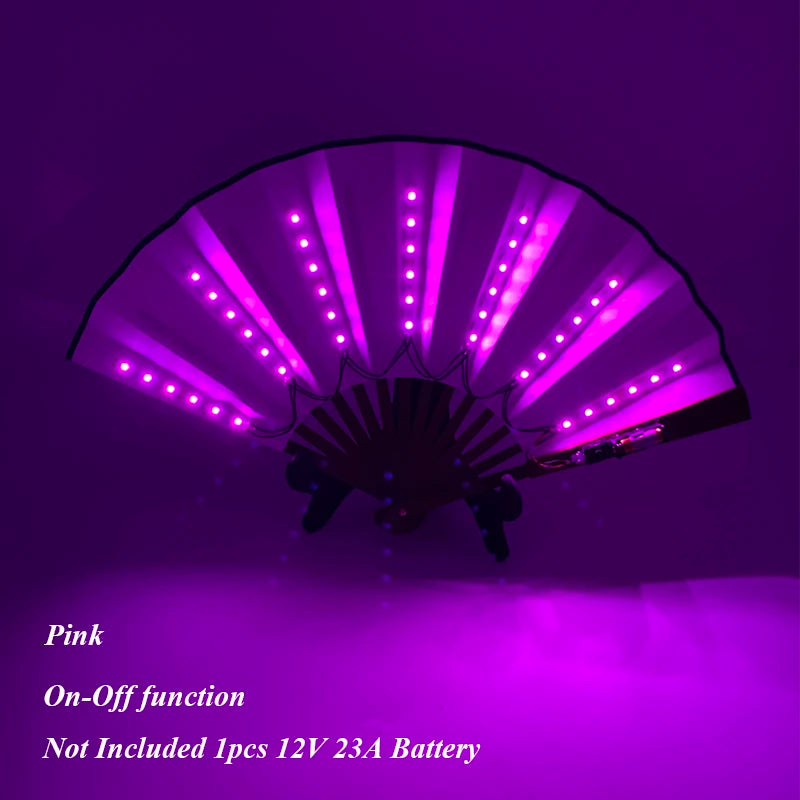 Vendetta Handheld Folding LED Fans