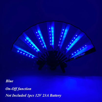 Vendetta Handheld Folding LED Fans