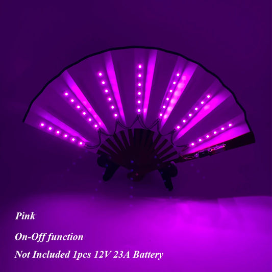 Vendetta Handheld Folding LED Fans